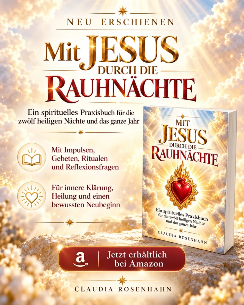 Werbemotiv zum Buch Mit Jesus durch die Rauhnächte